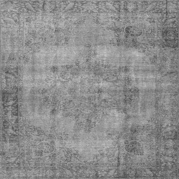 Serging Thickness of Persian Gray Traditional Rug, tr3637gry