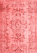 Persian Red Traditional Area Rugs