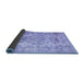 Sideview of Persian Blue Traditional Rug, tr3638blu