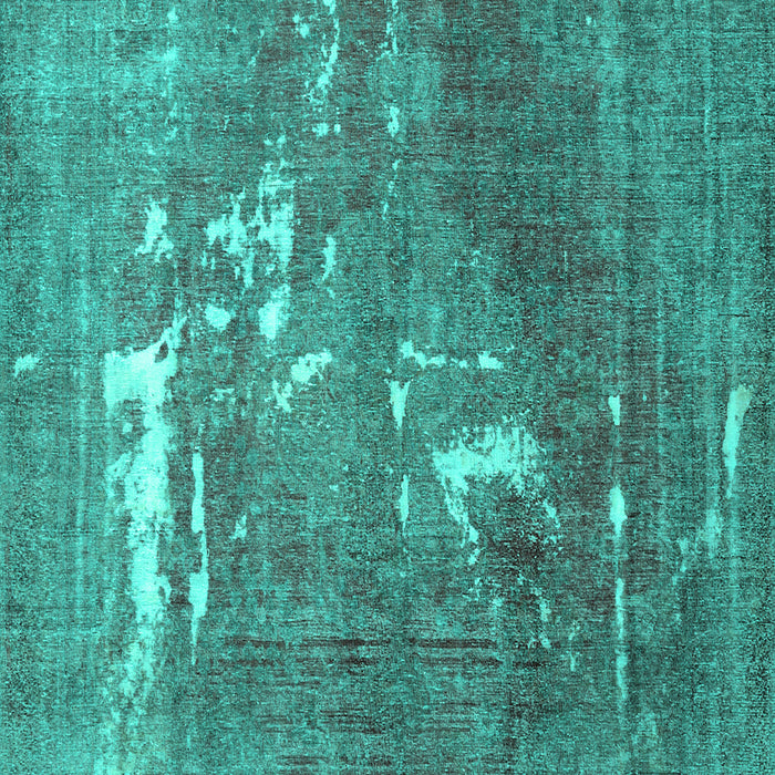 Machine Washable Persian Turquoise Traditional Area Rugs, wshtr3639turq
