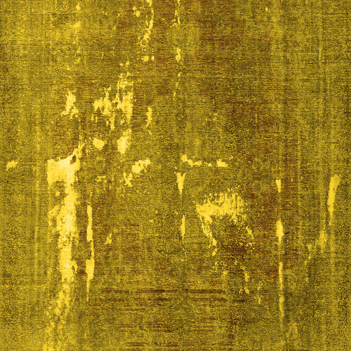 Machine Washable Persian Yellow Traditional Rug, wshtr3639yw