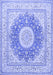 Medallion Blue Traditional Rug, tr363blu