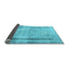 Sideview of Persian Light Blue Traditional Rug, tr3640lblu