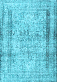 Persian Light Blue Traditional Rug, tr3640lblu