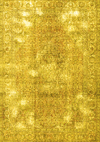 Persian Yellow Traditional Rug, tr3641yw