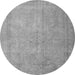 Machine Washable Persian Gray Traditional Rug, wshtr3642gry