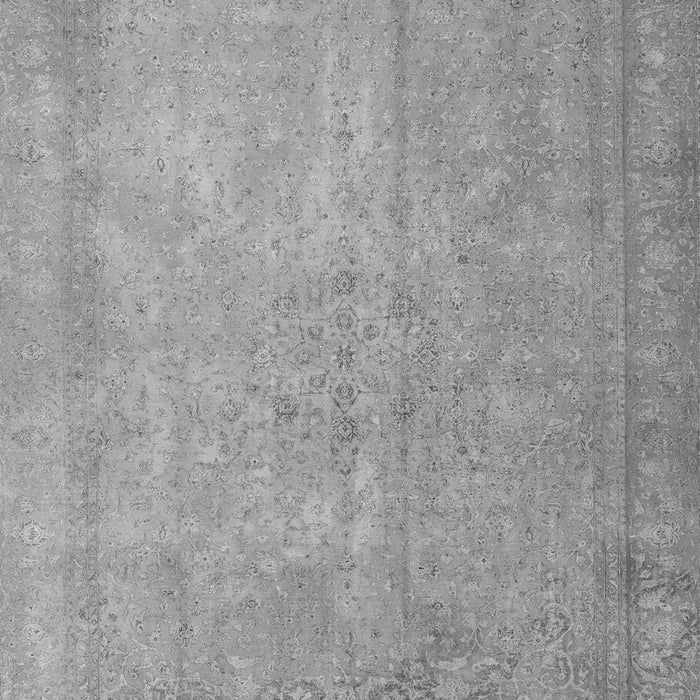 Serging Thickness of Machine Washable Persian Gray Traditional Rug, wshtr3642gry