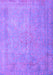 Machine Washable Persian Purple Traditional Area Rugs, wshtr3642pur