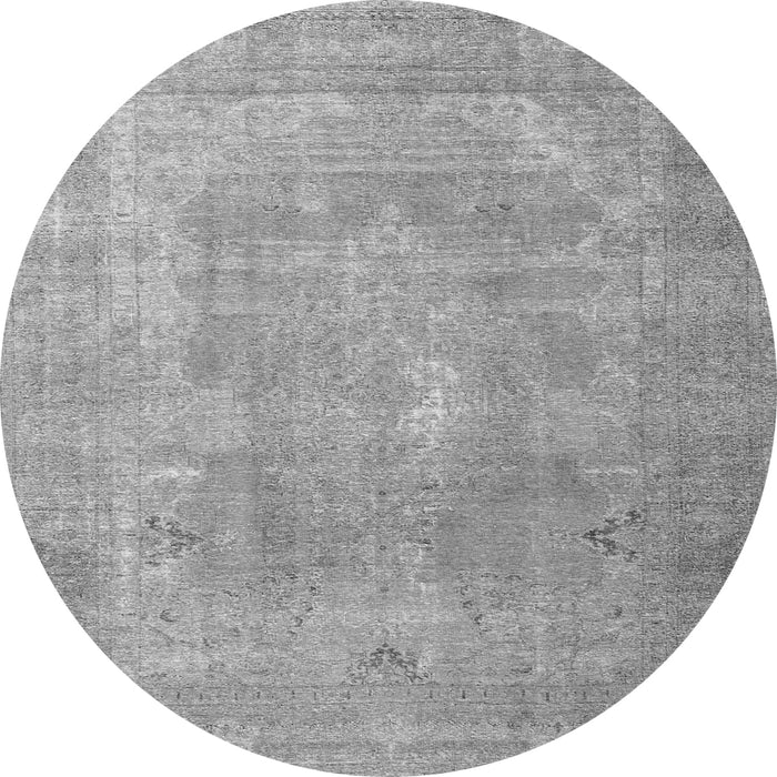 Square Persian Gray Traditional Rug, tr3643gry