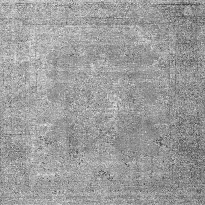 Serging Thickness of Persian Gray Traditional Rug, tr3643gry