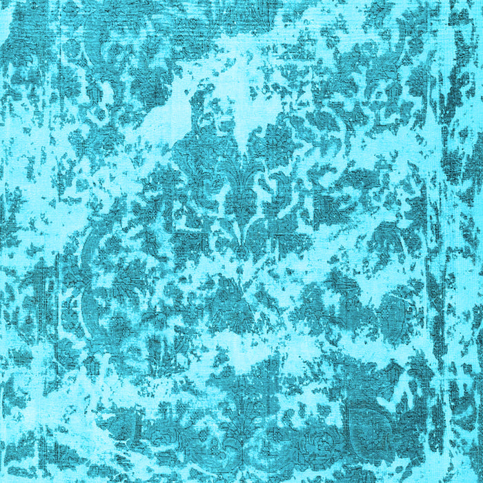 Machine Washable Persian Light Blue Traditional Rug, wshtr3644lblu