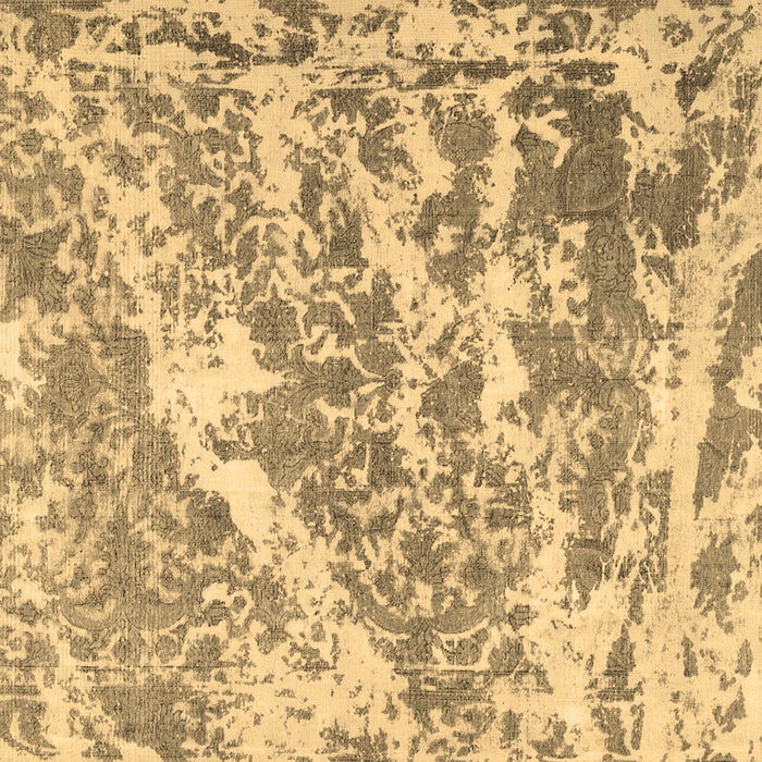 Square Persian Brown Traditional Rug, tr3644brn