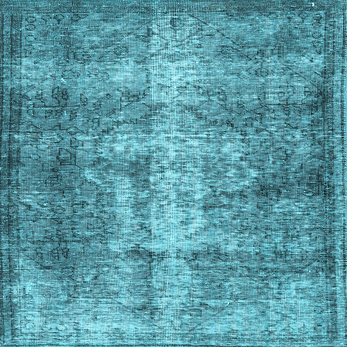 Square Persian Light Blue Traditional Rug, tr3645lblu