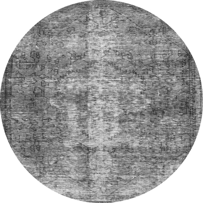 Square Persian Gray Traditional Rug, tr3645gry