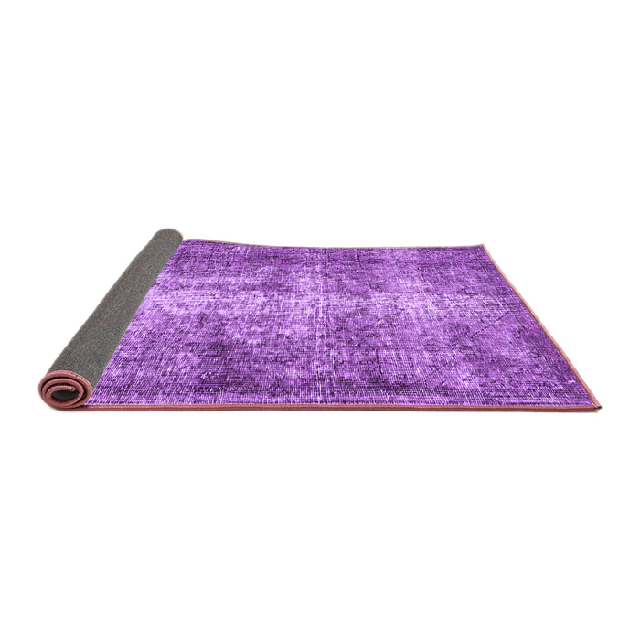 Sideview of Persian Purple Traditional Rug, tr3645pur