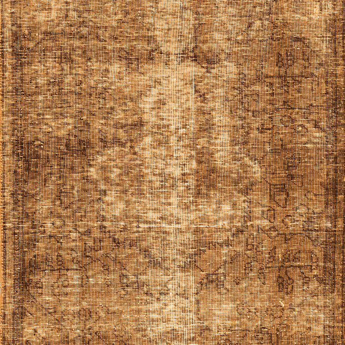 Serging Thickness of Machine Washable Persian Orange Traditional Area Rugs, wshtr3645org