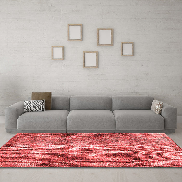 Traditional Red Washable Rugs
