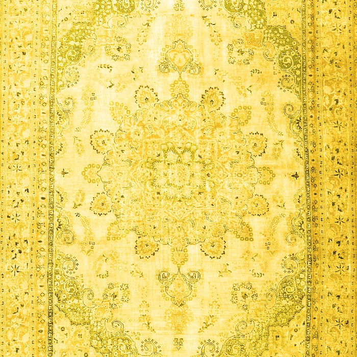 Persian Yellow Traditional Rug, tr3646yw