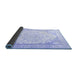 Sideview of Persian Blue Traditional Rug, tr3646blu