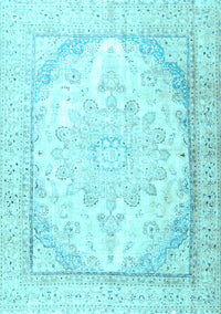 Persian Light Blue Traditional Rug, tr3646lblu