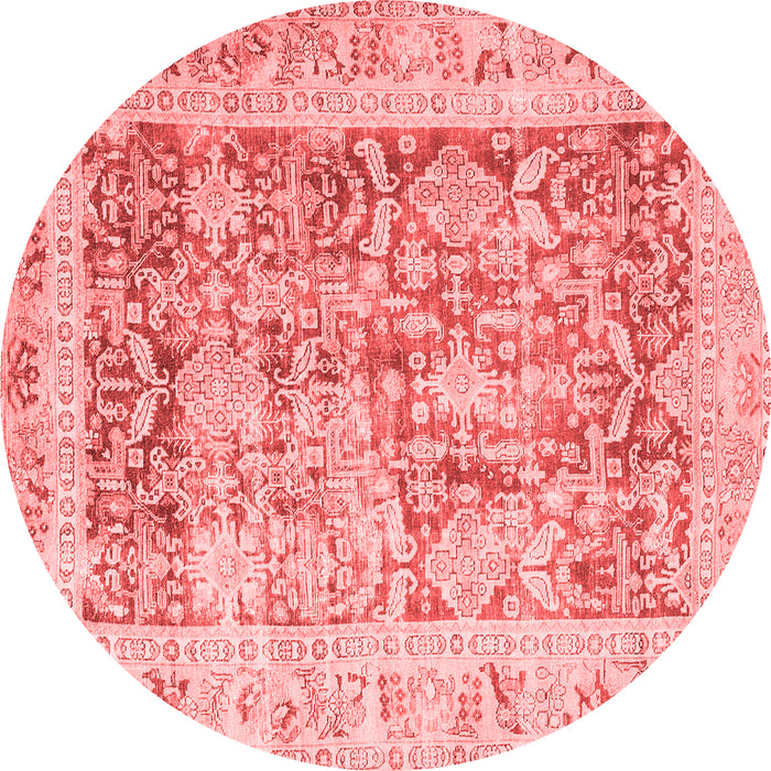 Machine Washable Persian Red Traditional Rug, wshtr3647red