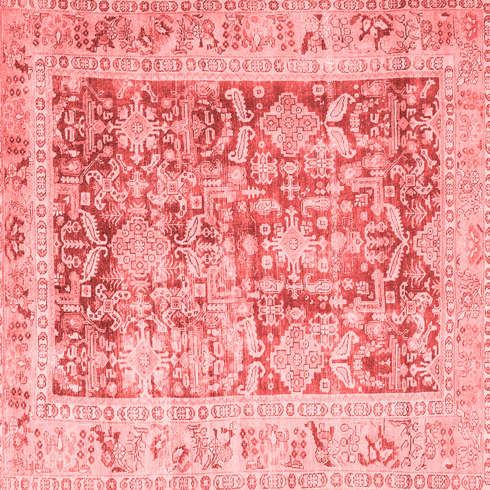 Machine Washable Persian Red Traditional Rug, wshtr3647red