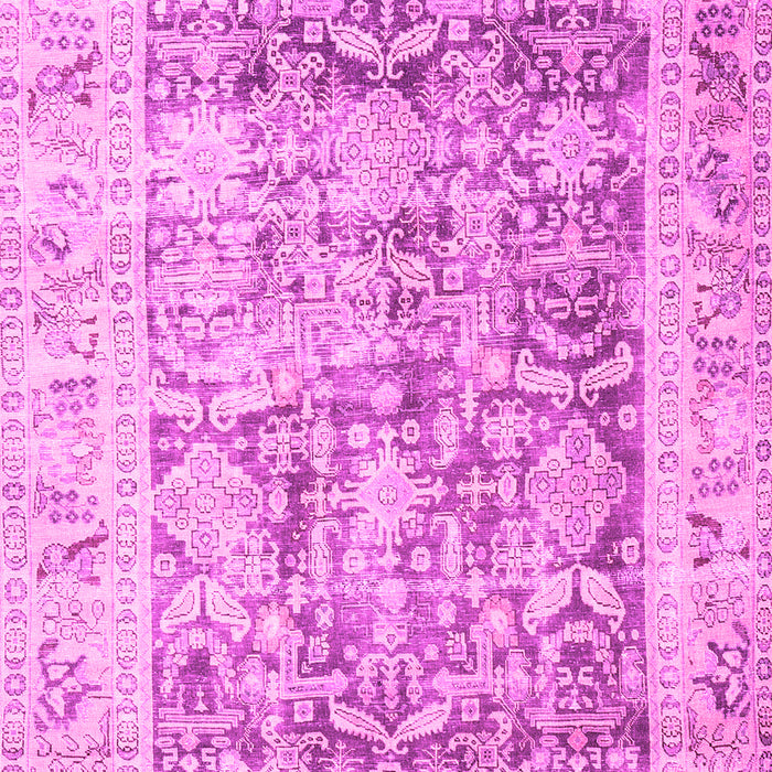 Machine Washable Persian Pink Traditional Rug, wshtr3647pnk