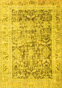Persian Yellow Traditional Rug, tr3647yw