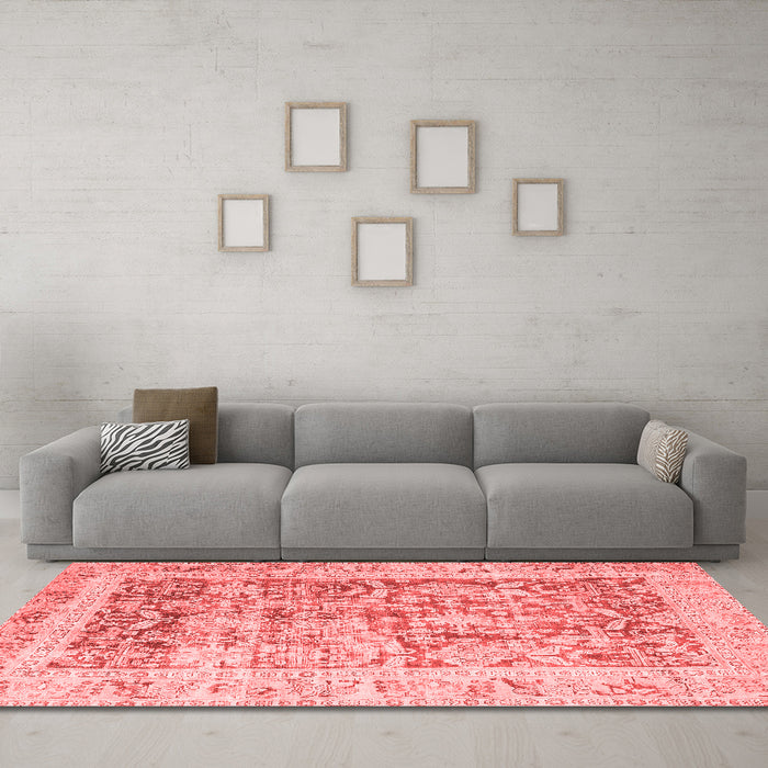 Traditional Red Washable Rugs