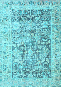 Persian Light Blue Traditional Rug, tr3647lblu