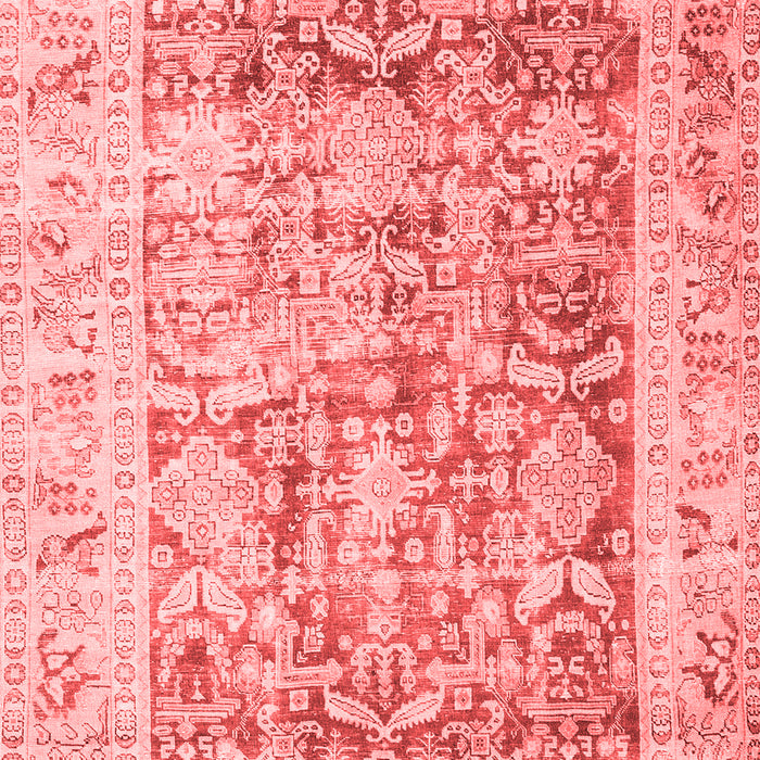 Machine Washable Persian Red Traditional Rug, wshtr3647red