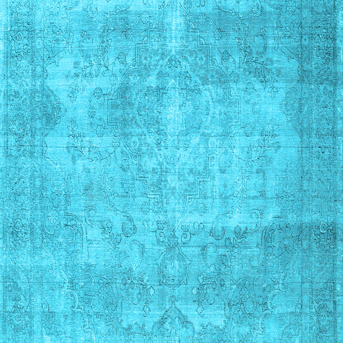 Machine Washable Persian Light Blue Traditional Rug, wshtr3648lblu