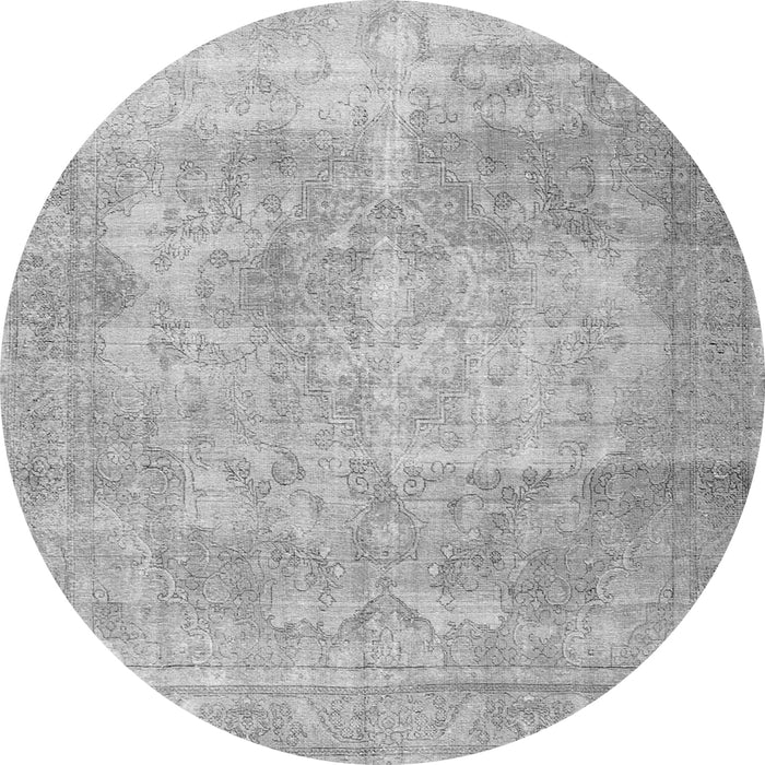 Machine Washable Persian Gray Traditional Rug, wshtr3648gry