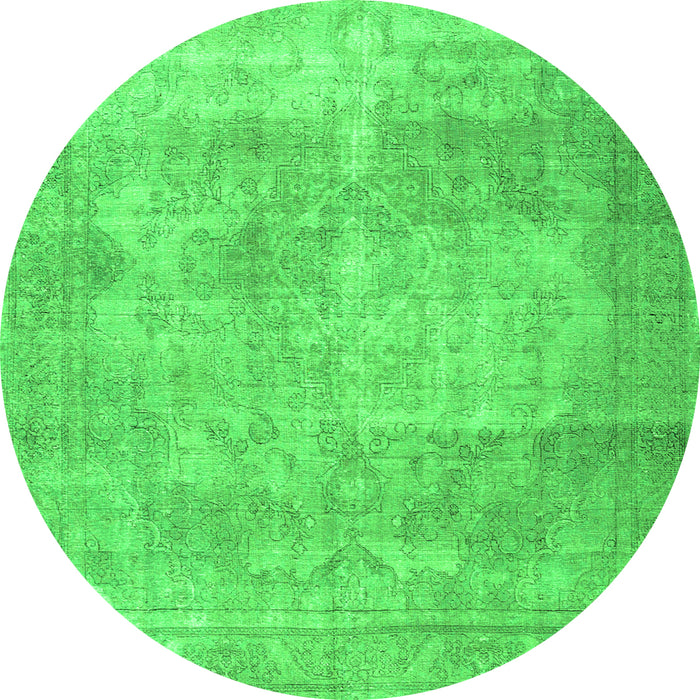 Machine Washable Persian Green Traditional Area Rugs, wshtr3648grn