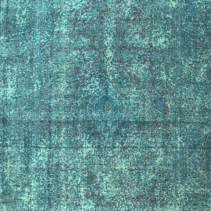 Machine Washable Persian Light Blue Traditional Rug, wshtr3649lblu