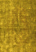 Persian Yellow Traditional Rug, tr3649yw