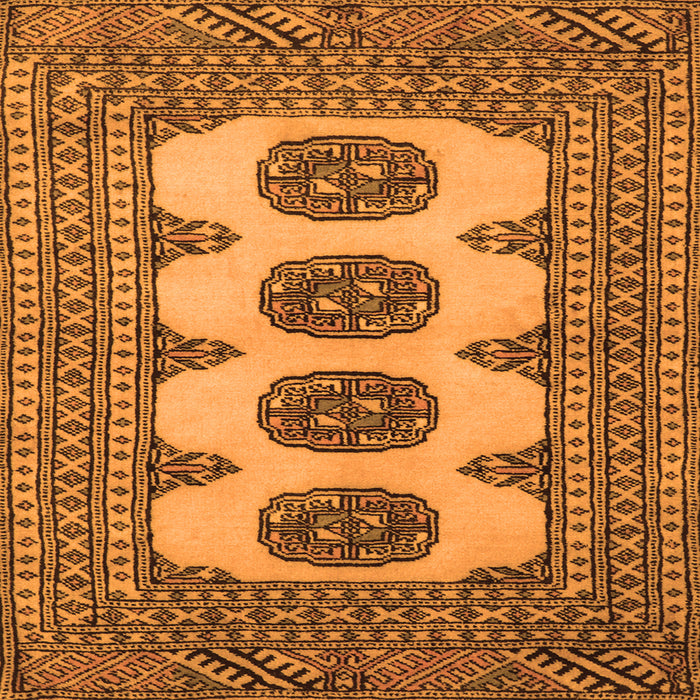 Serging Thickness of Southwestern Orange Country Rug, tr364org