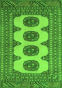 Southwestern Green Country Rug, tr364grn