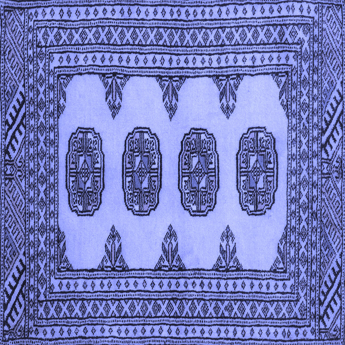 Square Southwestern Blue Country Rug, tr364blu