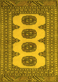 Southwestern Yellow Country Rug, tr364yw