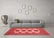 Country Red Washable Rugs