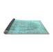 Sideview of Persian Light Blue Traditional Rug, tr3650lblu