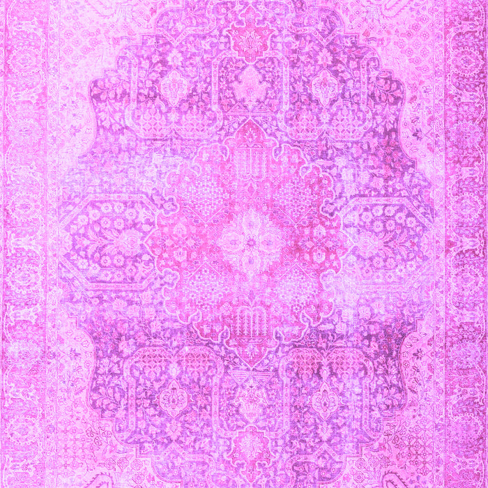 Machine Washable Persian Purple Traditional Area Rugs, wshtr3650pur