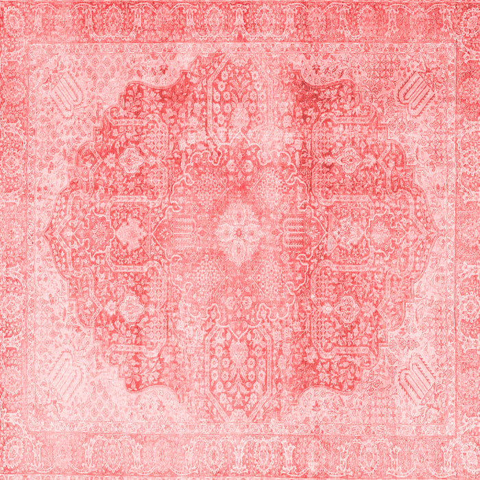 Machine Washable Persian Red Traditional Rug, wshtr3650red