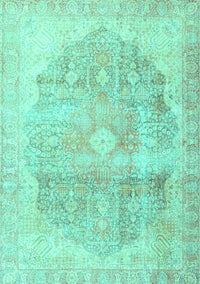 Persian Turquoise Traditional Rug, tr3650turq