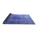 Sideview of Persian Blue Traditional Rug, tr3651blu