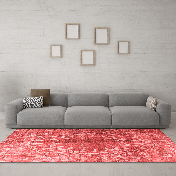 Traditional Red Washable Rugs