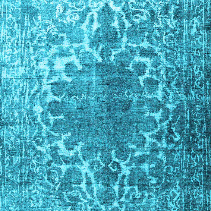 Machine Washable Persian Light Blue Traditional Rug, wshtr3651lblu