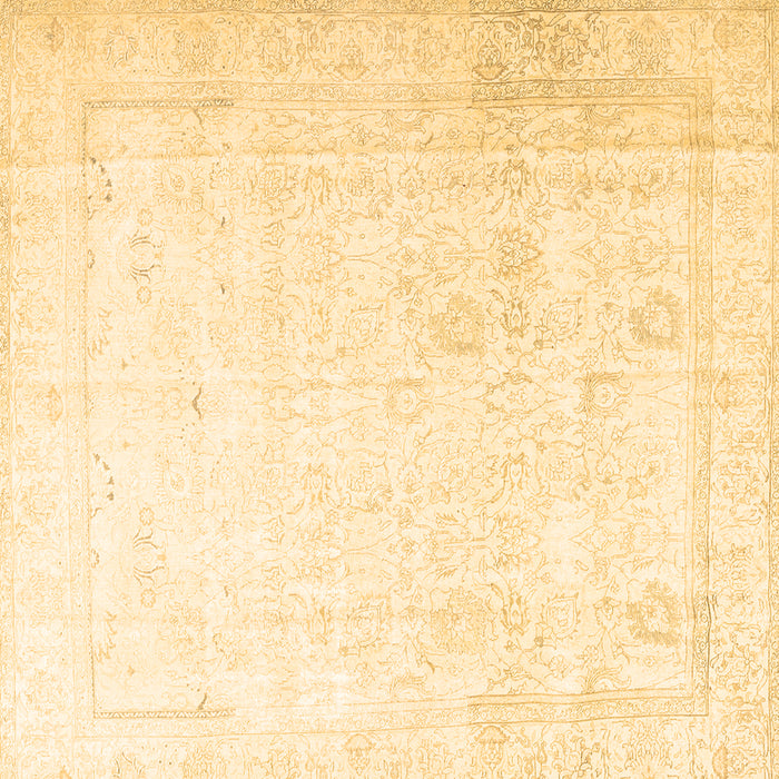 Square Persian Brown Traditional Rug, tr3652brn