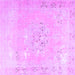 Square Persian Purple Traditional Rug, tr3653pur